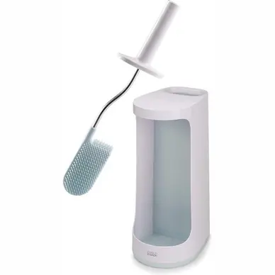 Brosse WC Joseph Joseph Badkamer Flex Store avec Support Extra Large Blanc Bleu Livraison Express